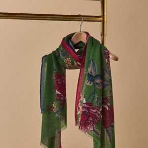 écharpe imprimée laine