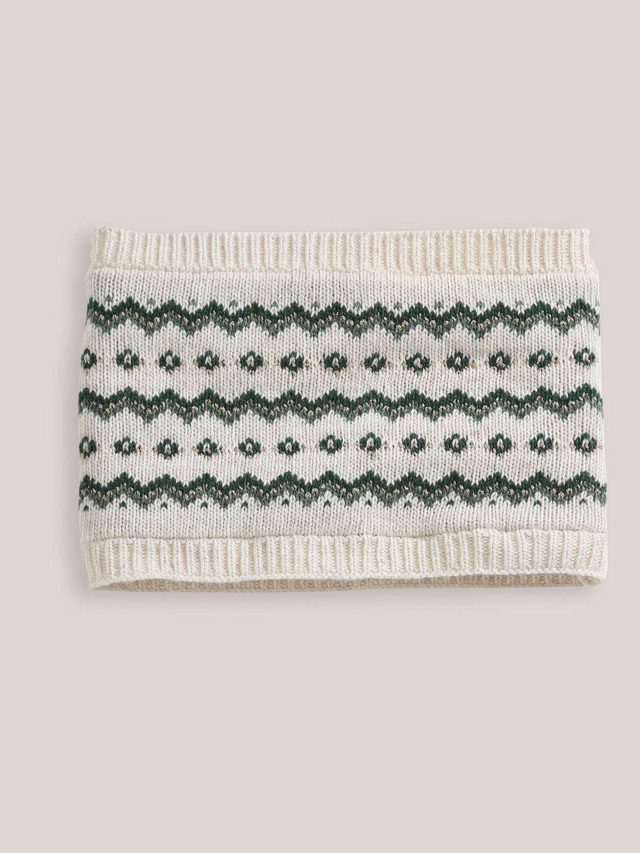 Snood jacquard pour fille