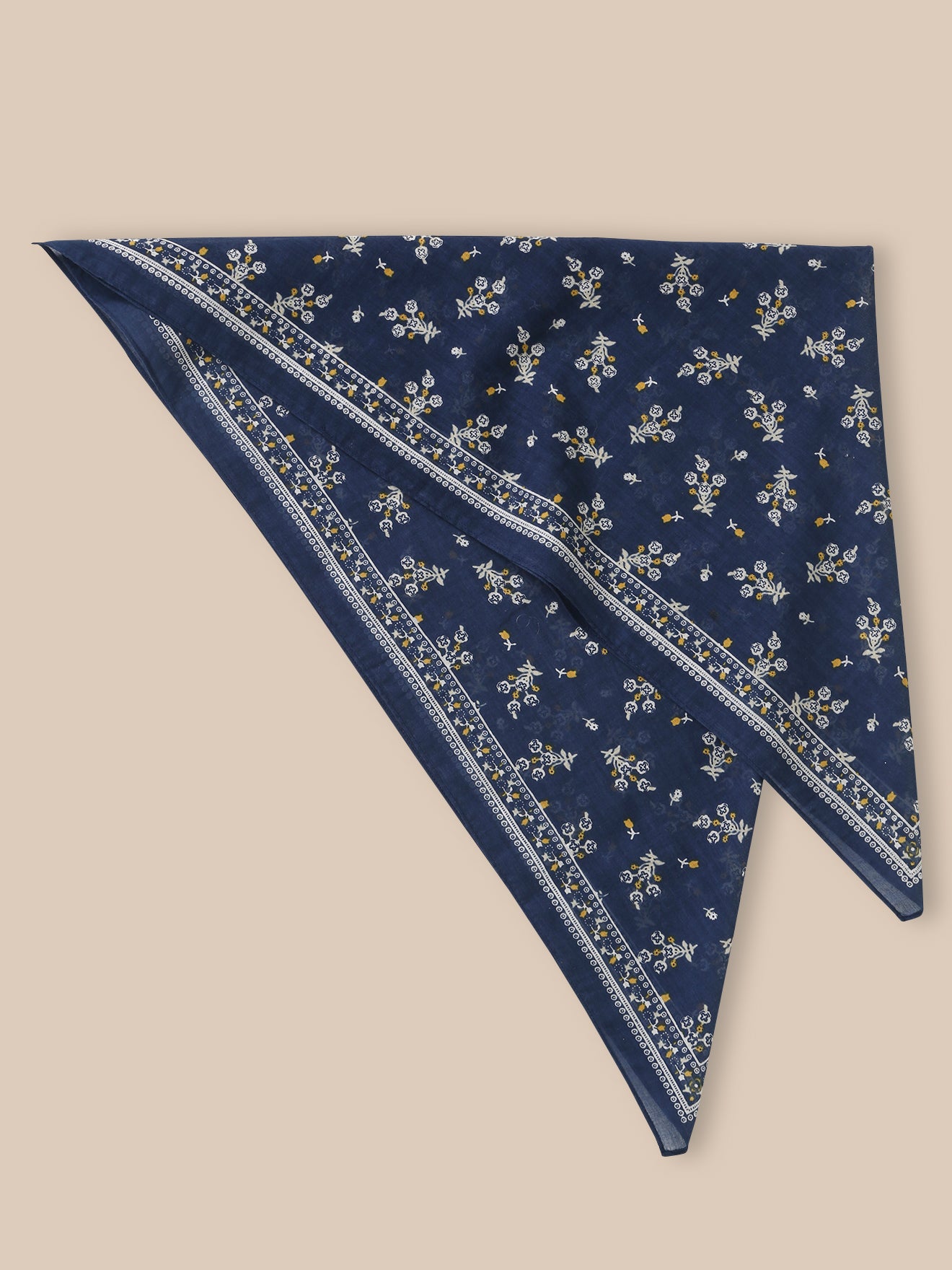 foulard floral fille