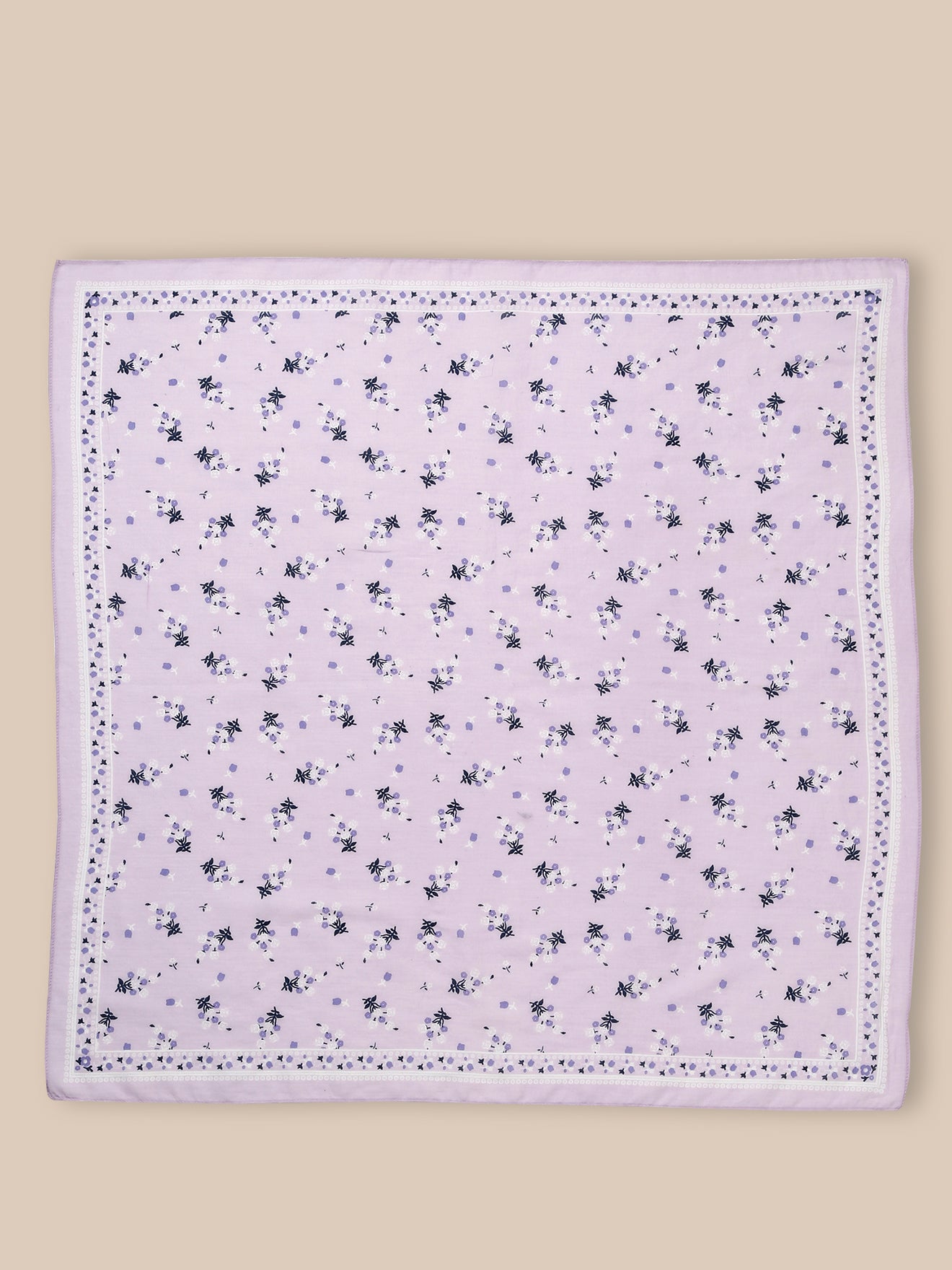 foulard fille floral