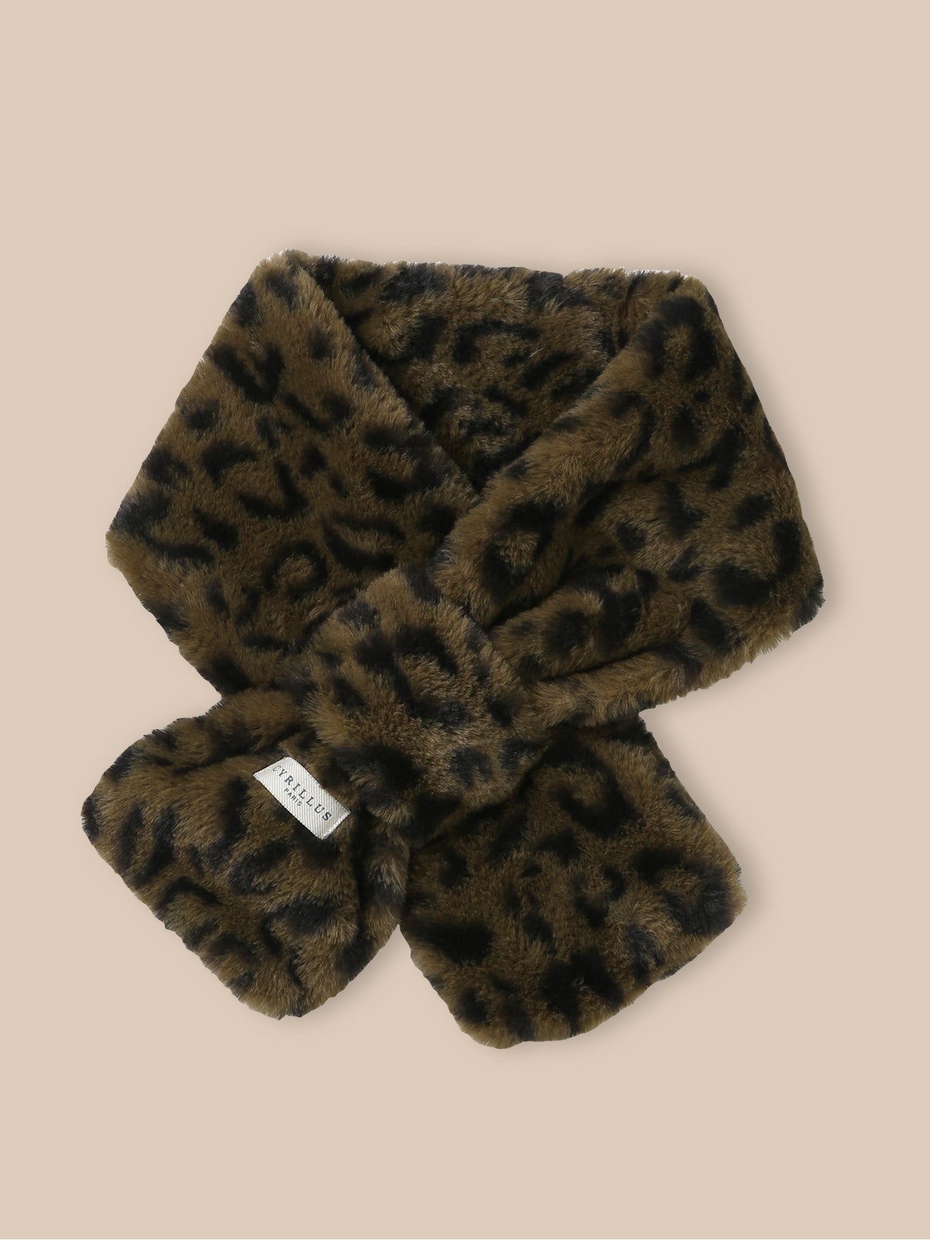 Snood fourrure léopard Fille