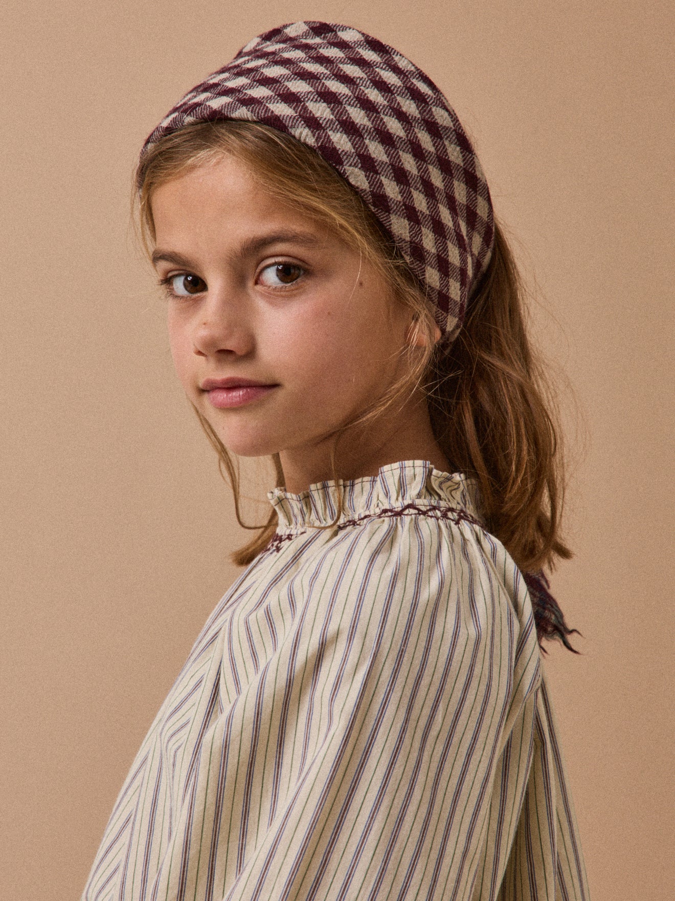 foulard vichy élégant