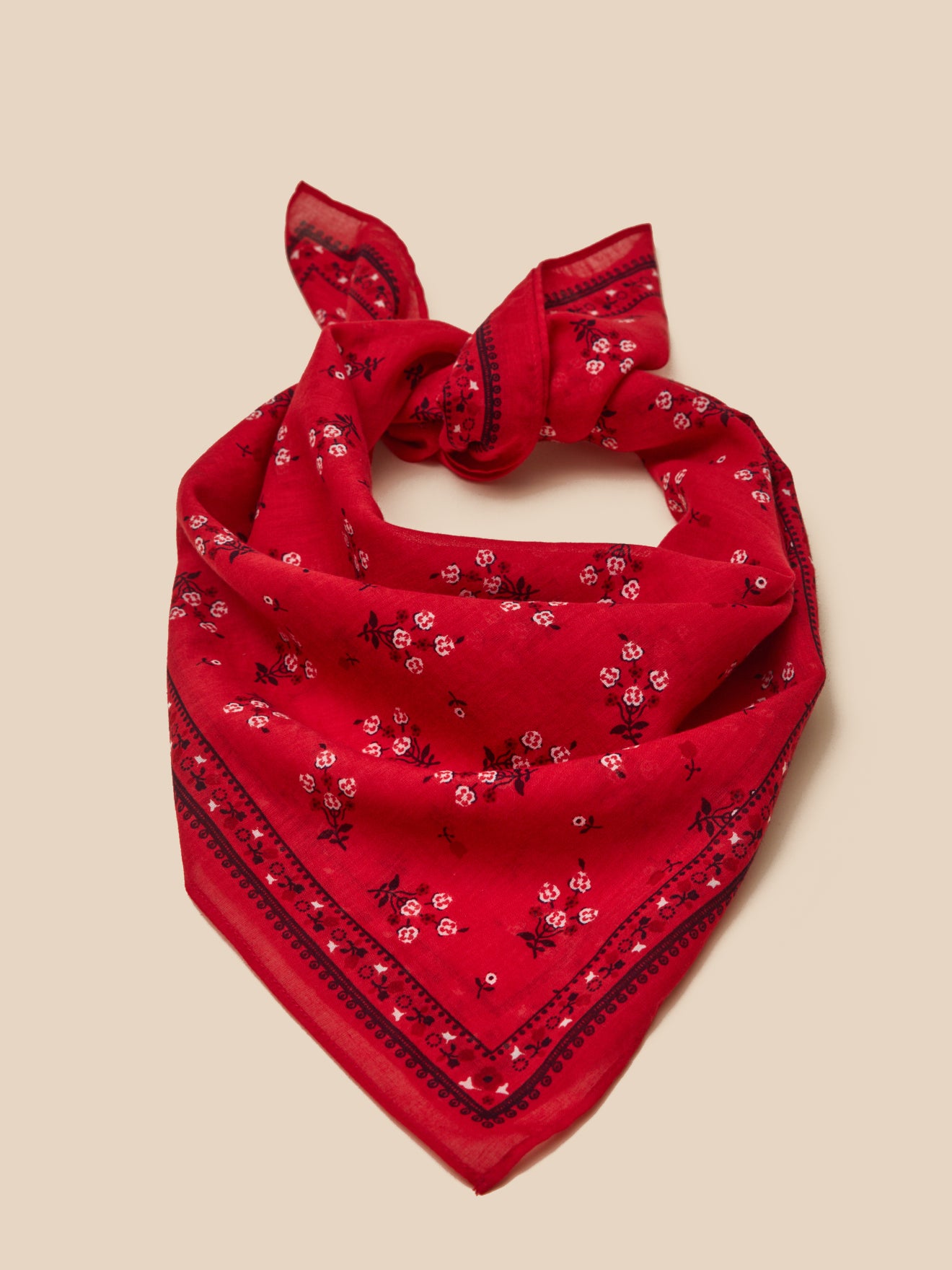 Foulard bourgeons en coton biologique