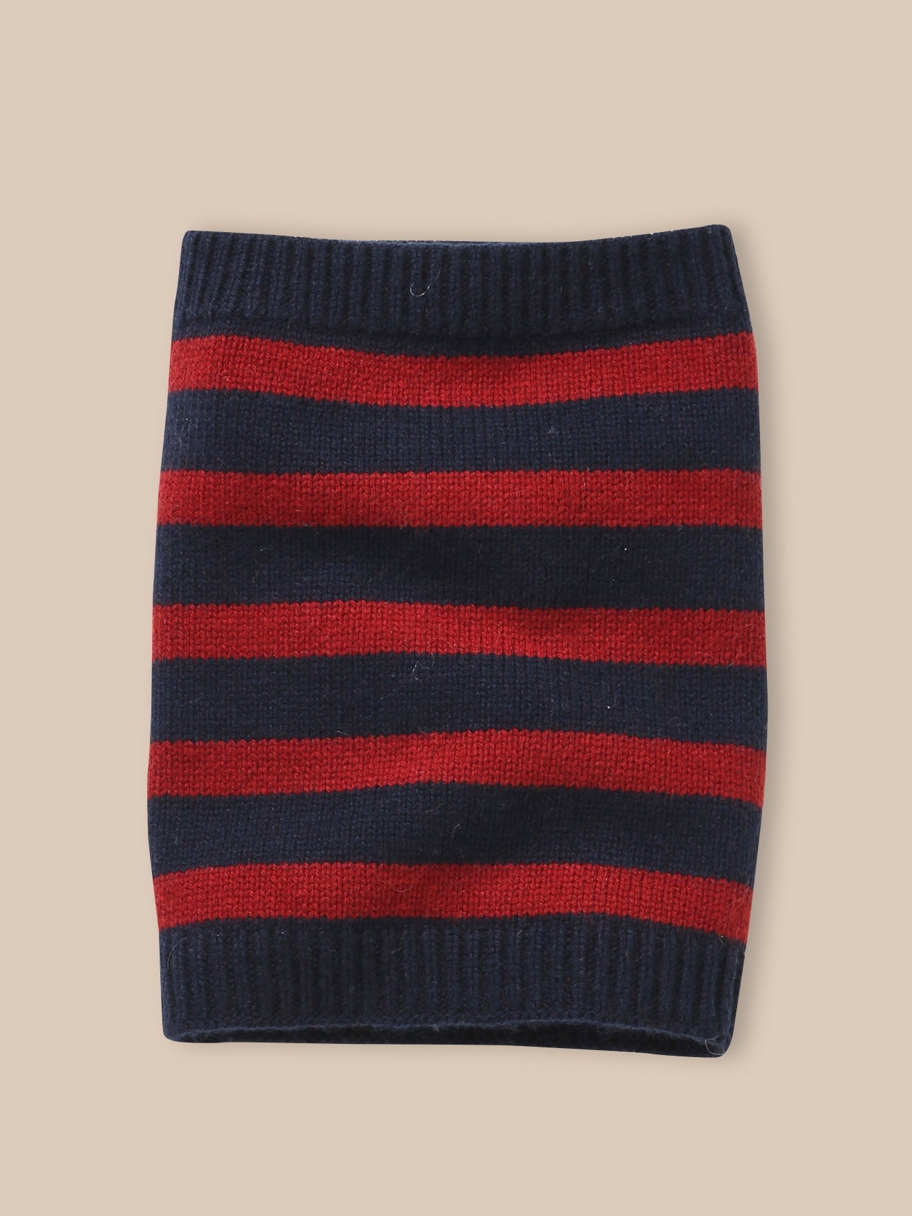 Snood rayé laine
