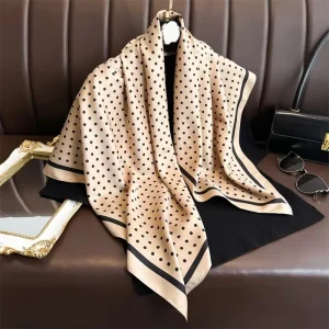 Echarpe Foulard kaki pour femmes