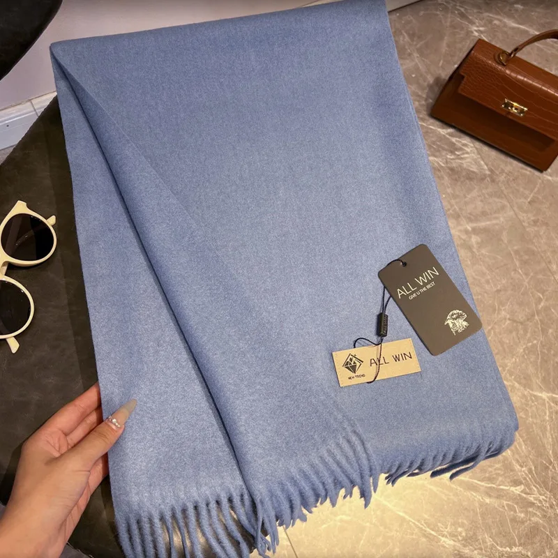 Echarpe coton laine couleur