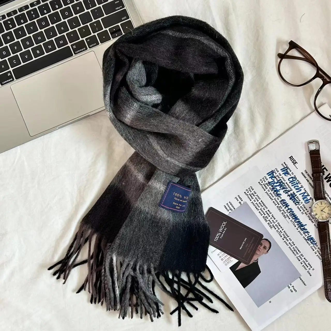 Foulard en laine pour femme/homme
