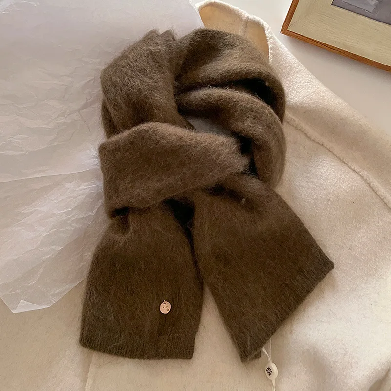look hiver écharpe laine