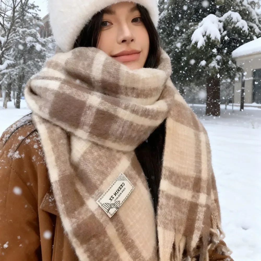 Foulard en mohair pour hiver