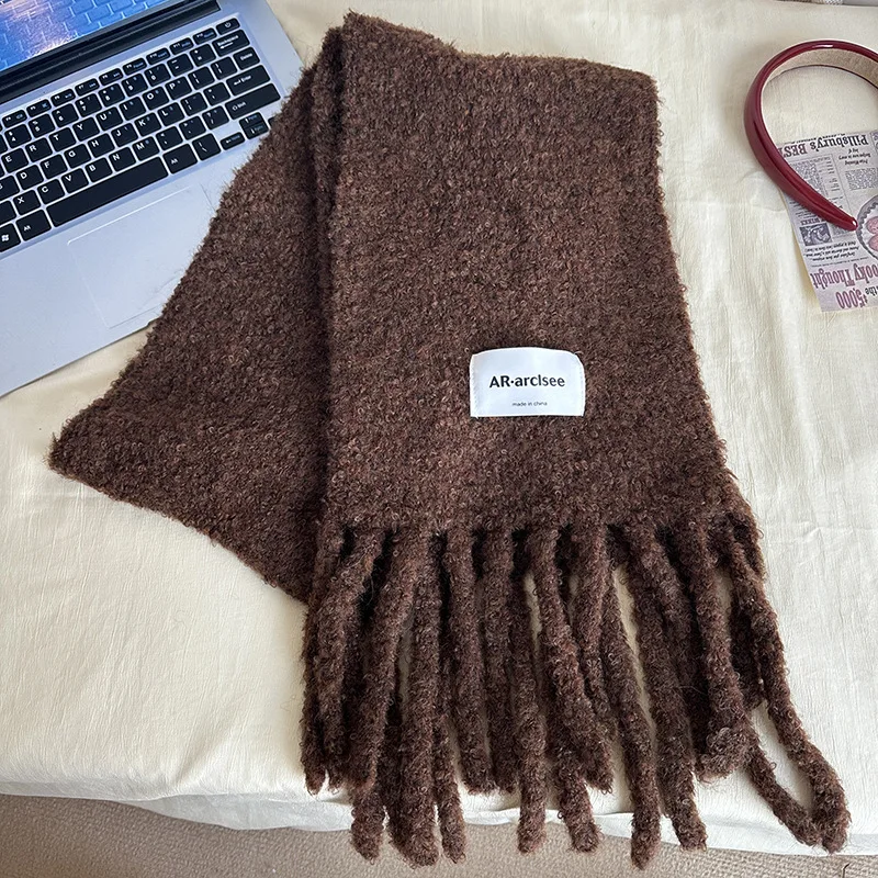 Foulard rectangle en laine