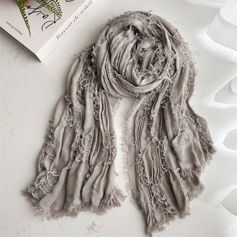 Echarpe tendance en coton 4 saisons