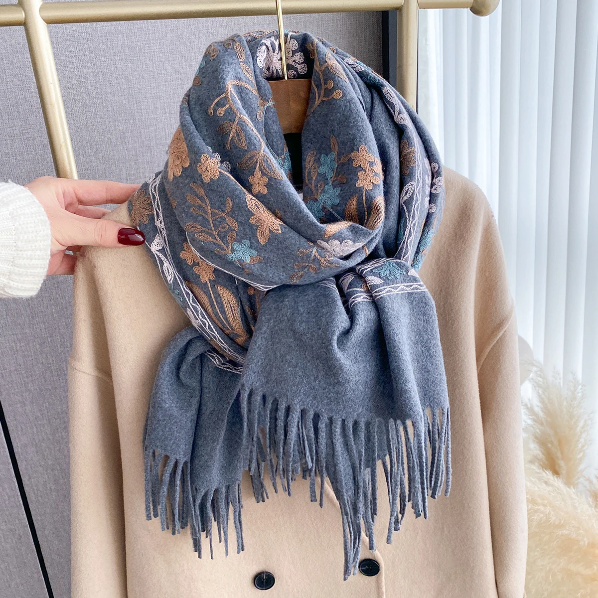 écharpe chaude pour hiver