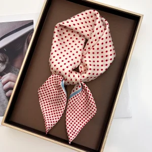 Écharpe à pois pour femme
