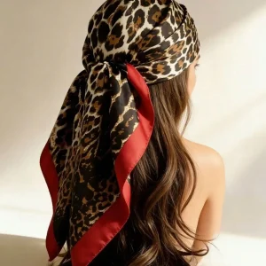 foulard léopard tendance