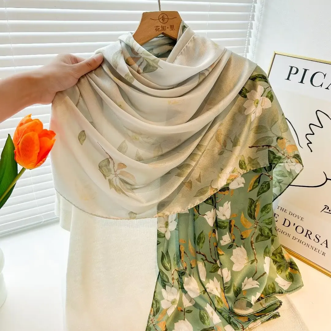 Echarpe Foulard en soie pour femme