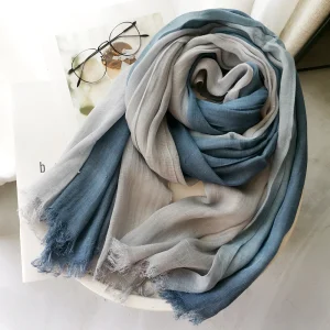 Foulard en coton naturel