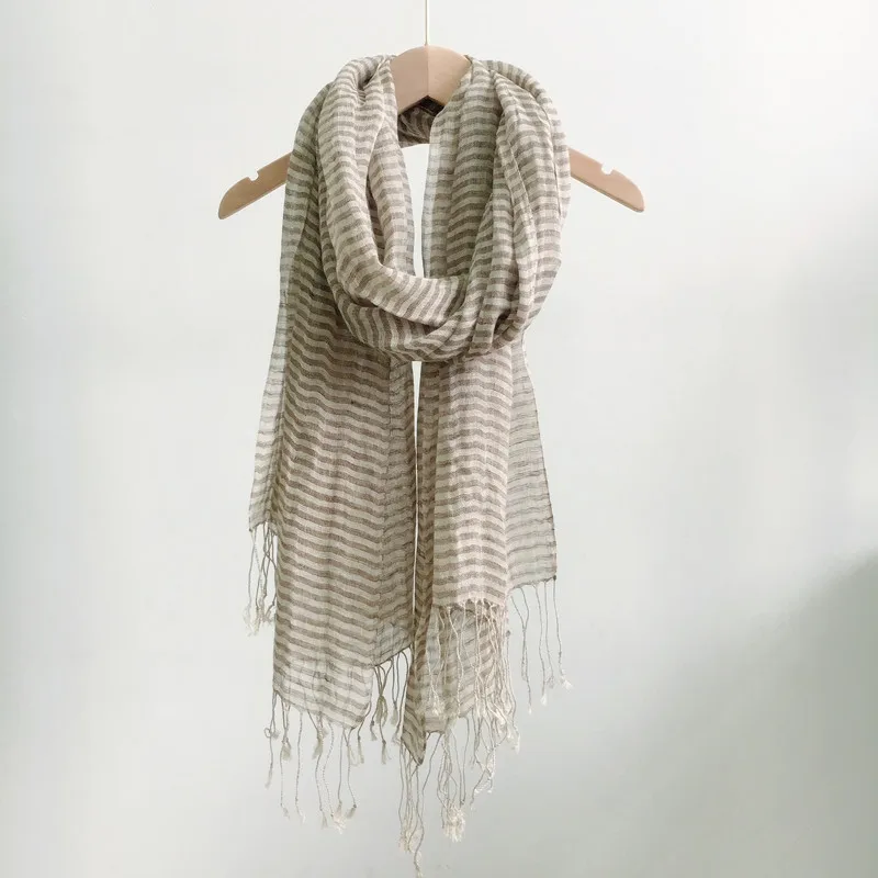 Foulard en lin pour homme et femme