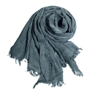 écharpe foulard en lin et coton