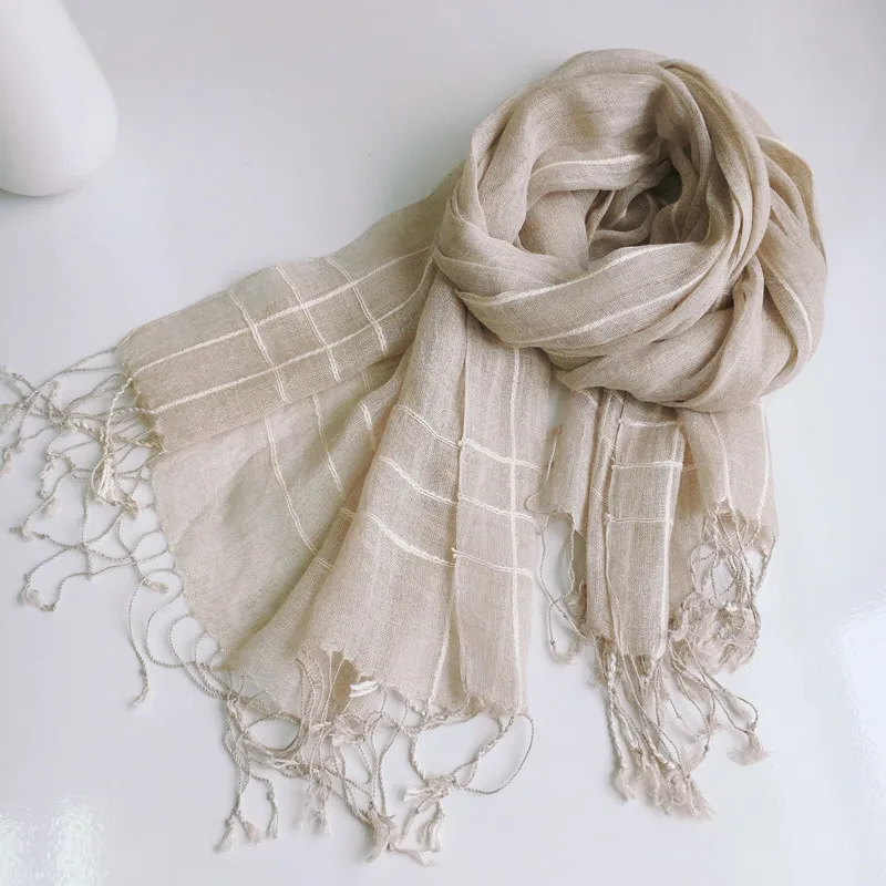 Foulard en lin pour femme à la mode