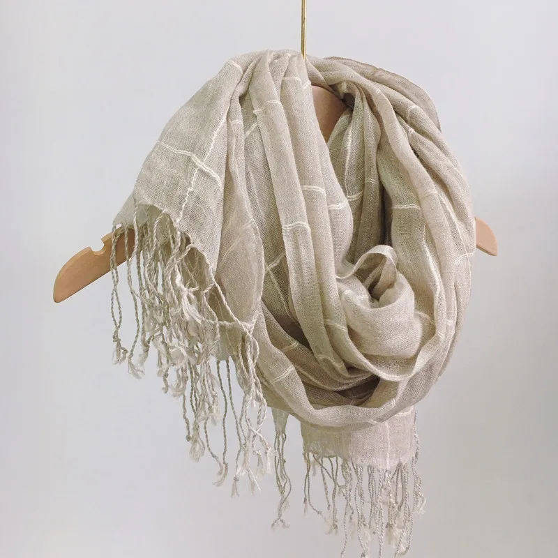 Écharpe en lin légère pour homme