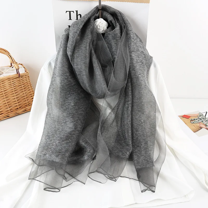 Foulard en soie unisexe