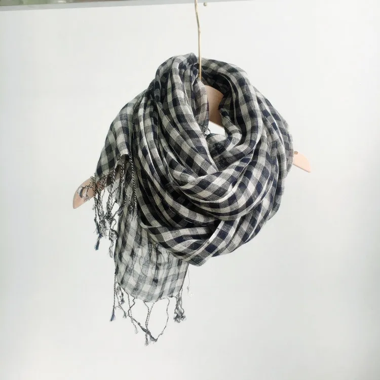 Écharpe en lin pour un style décontracté